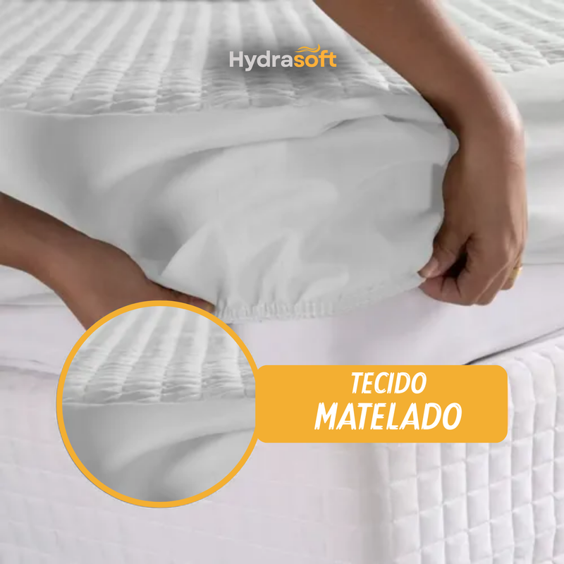 [COMPRE 1, LEVE 3] Hydra Soft™ - Jogo de Cama Impermeável Premium – Capa + 2 Fronhas