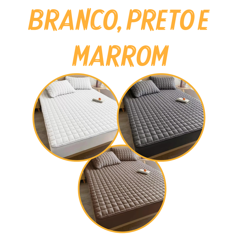 [COMPRE 1, LEVE 3] Hydra Soft™ - Jogo de Cama Impermeável Premium – Capa + 2 Fronhas