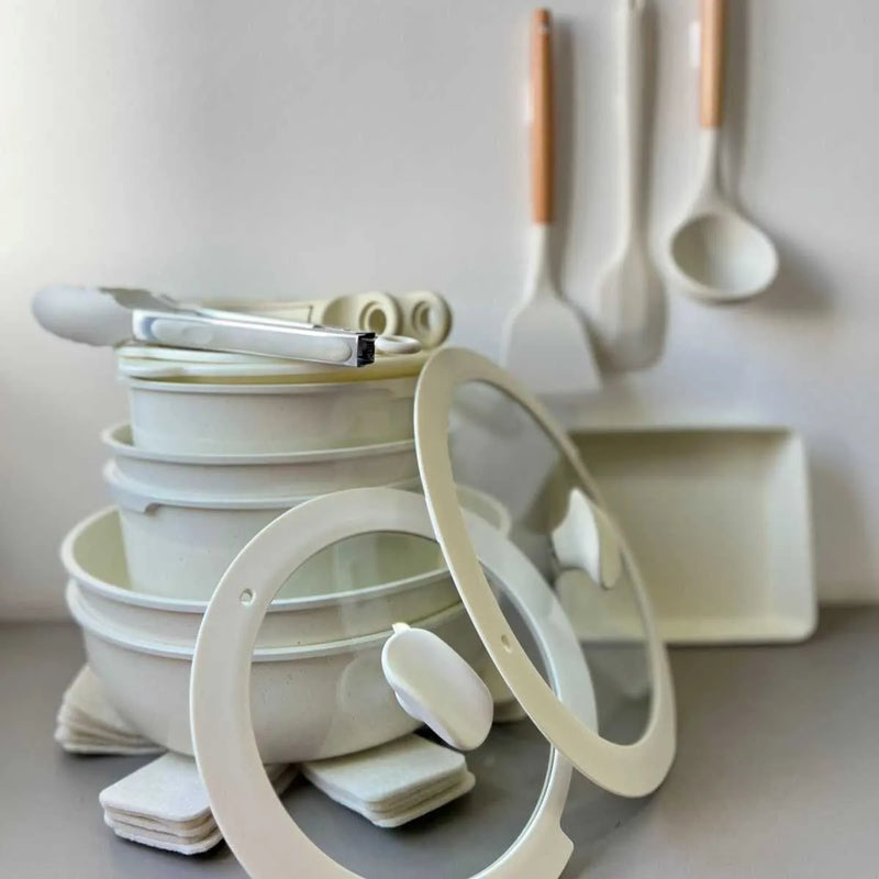 Conjunto Panela com 21 Peças com Cabo Removivel CDC - Panport-21